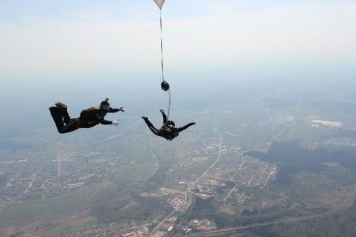 прыжок с парашютом в тандеме